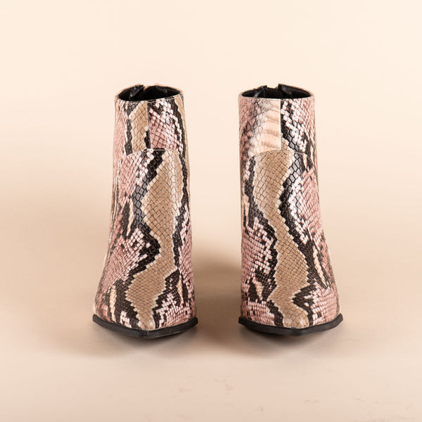 Botín Snake Blush